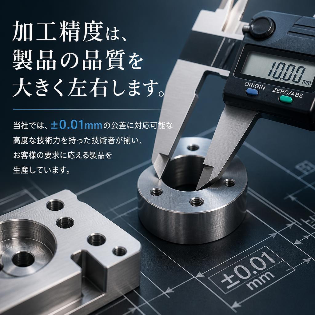 高精度な加工とは？