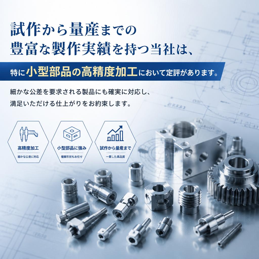 幅広い製作実績と高精度加工