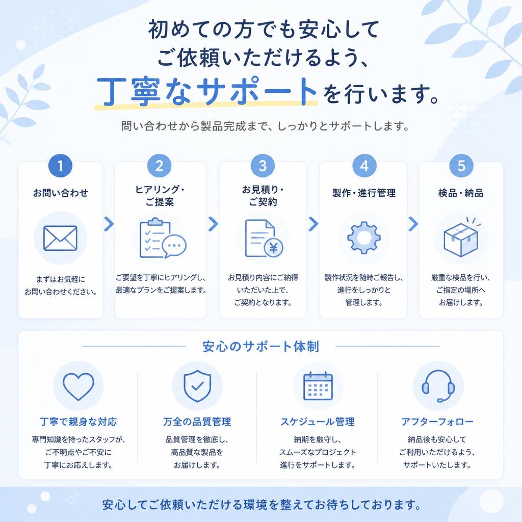 安心のサポート体制